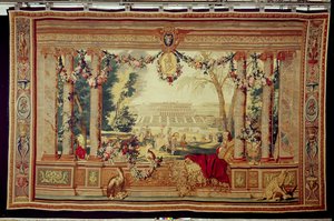 El mes de mayo en el castillo de Saint-Germain-en-Laye, de la serie de tapices 